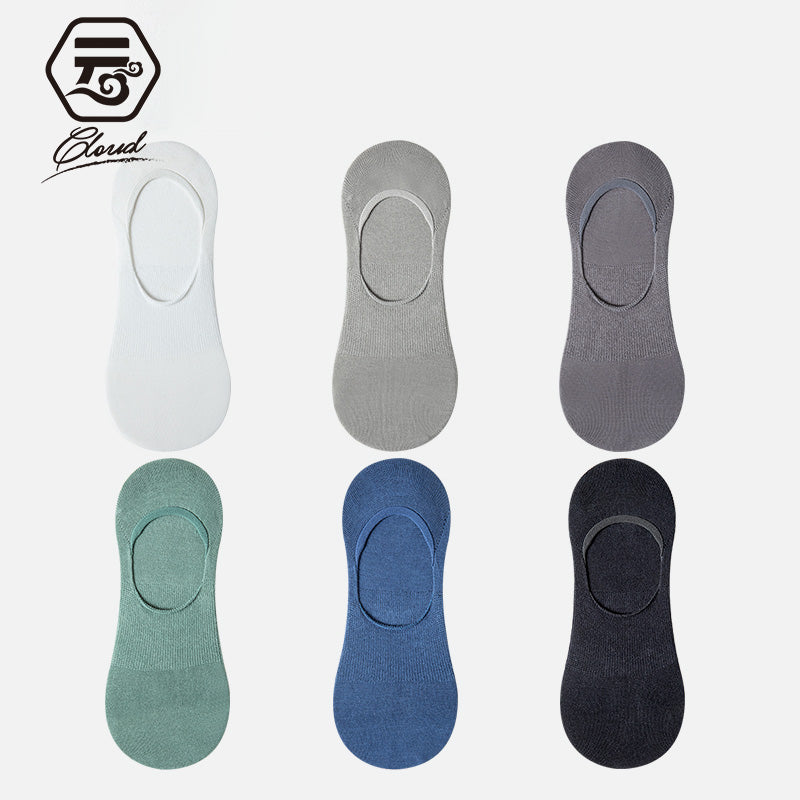 100% COTTON No-Show Socks (Men)
