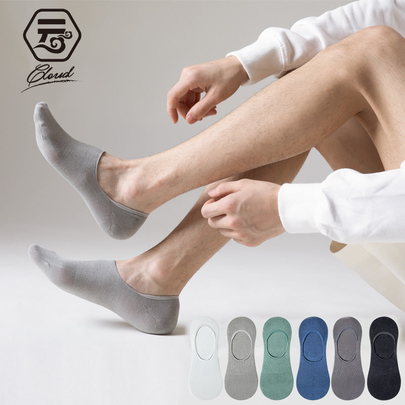 100% COTTON No-Show Socks (Men)