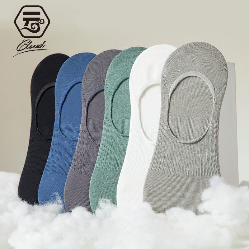 100% COTTON No-Show Socks (Men)