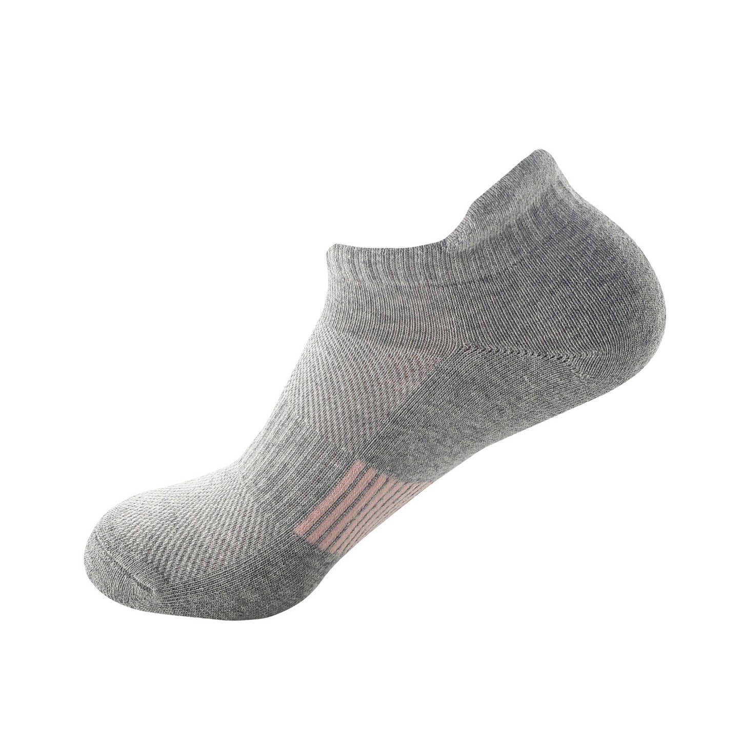 Extra Cushioned Sport Ankle Socks 5 Pairs（With Heel Tab）