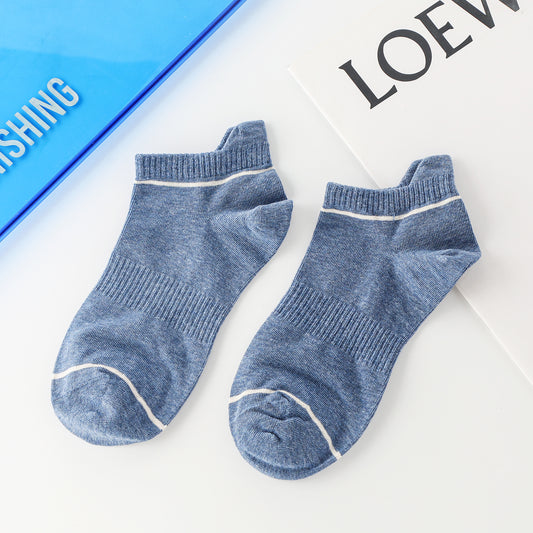 Men’s Everyday Cotton Support Ankle Socks – 6 colors