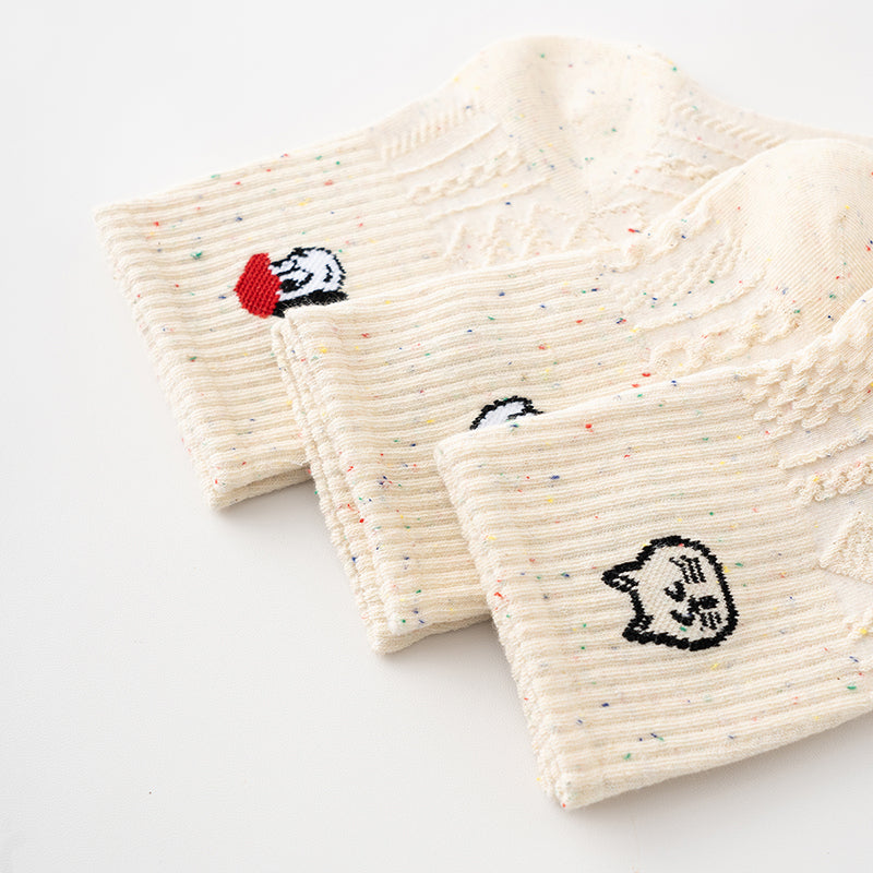 Confetti Cats 5-Pair Crew Sock Set